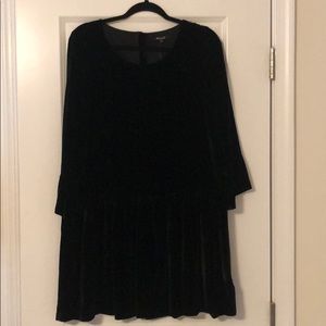 NWT Madewell velvet dress